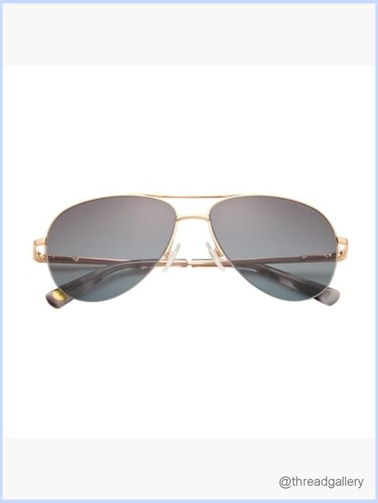 Women\'s Aviator Half-Rim Sunglasses UV400 Protection 57mm main image 5